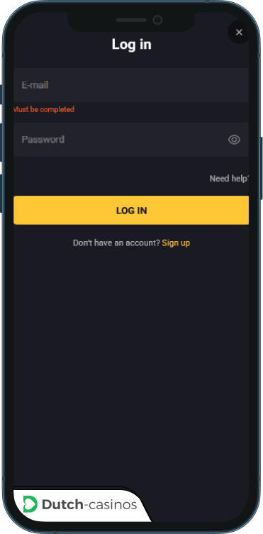 AmonBet Casino inloggen