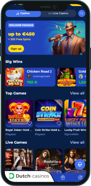 Carlospin Casino mobiele app