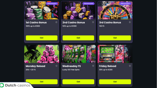 Starzino Casino bonus code