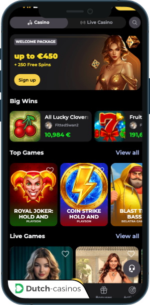 Kokobet Casino mobiele app