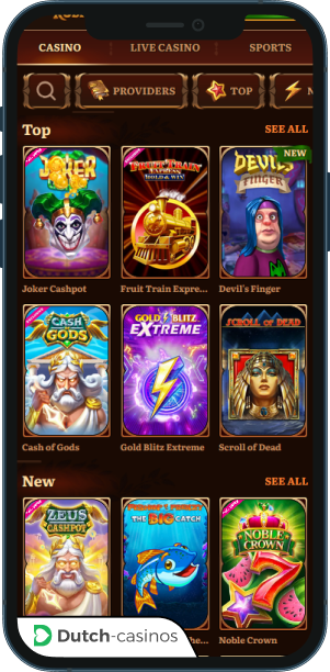 Wild Robin Casino mobiele app