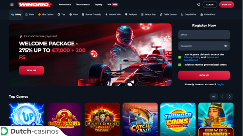 Winorio Casino kort overzicht