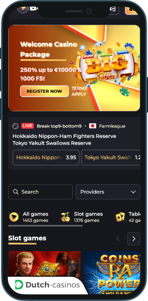 Betizy Casino mobiele app