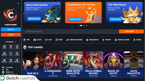 Cusco Casino kort overzicht
