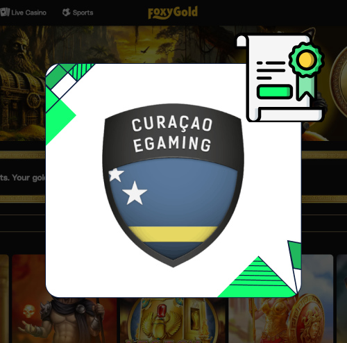 FoxyGold Casino Licenties