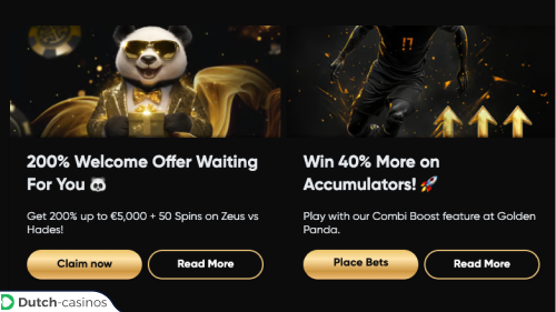 Golden Panda Casino bonus code