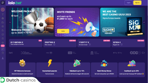 LalaBet Casino kort overzicht