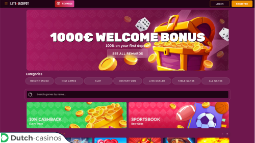 Lets Jackpot Casino kort overzicht