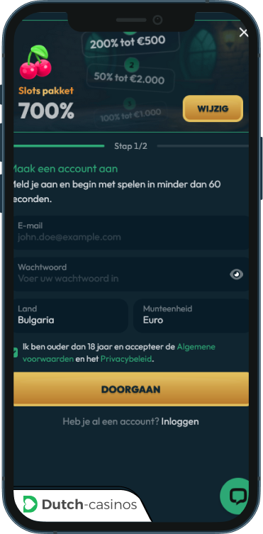 Luckzie Casino inloggen