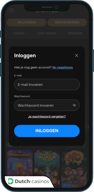 MrPunter Casino inloggen