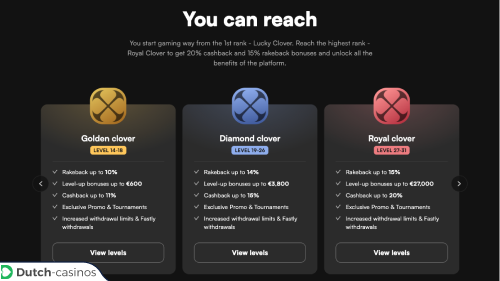 NewLucky Casino VIP-programma
