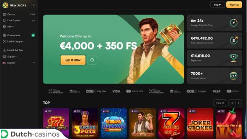 NewLucky Casino kort overzicht