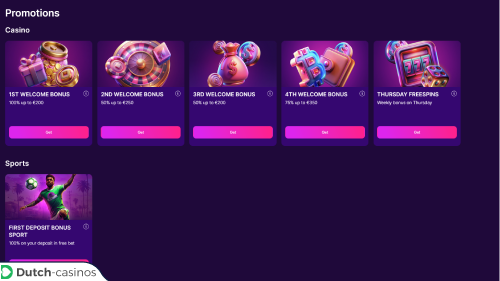 Slotrush Casino bonus code