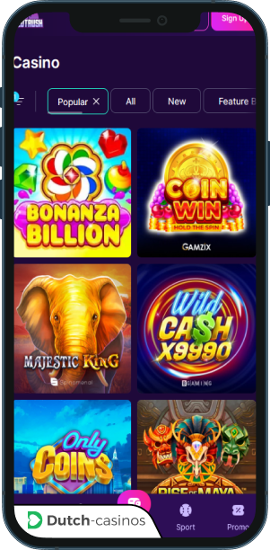 Slotrush Casino mobiele app