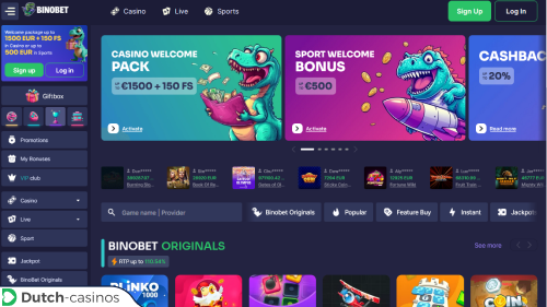 BinoBet Casino breve revisão
