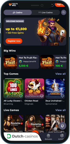 BlazingWildz Casino Mobiele app