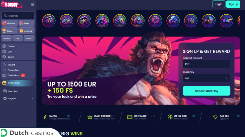 Booms.Bet Casino breve revisão