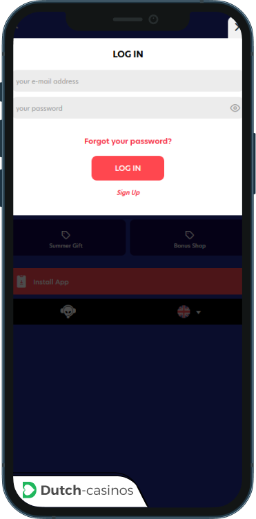 EvoSpin Casino inloggen