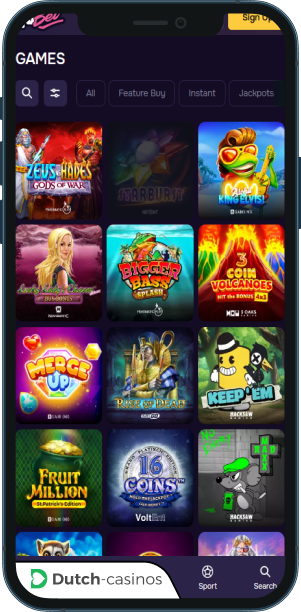 GTBet Casino Mobiele app