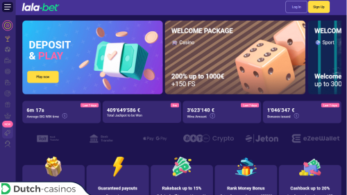 LalaBet Casino breve revisão