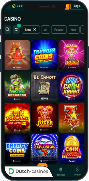 Luckygem Casino mobiele app