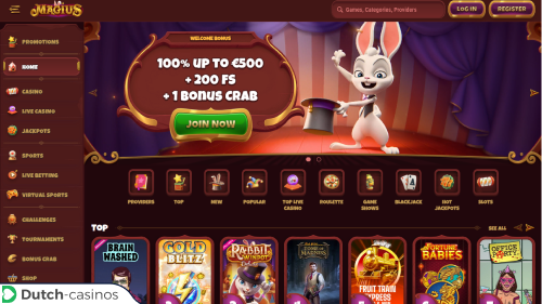 Magius Casino breve revisão