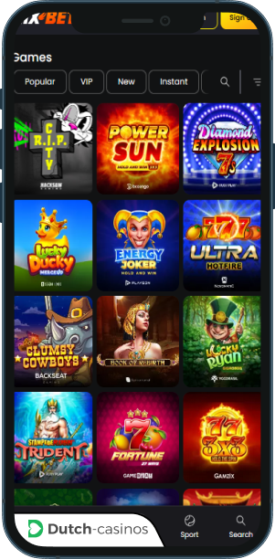 NixBet Casino mobiele app
