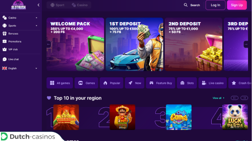 Slotrush Casino breve revisão