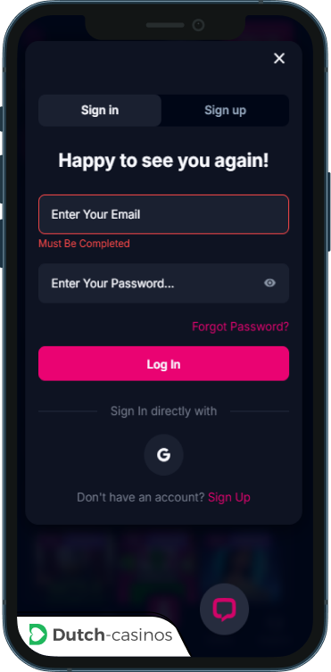 Betsio inloggen