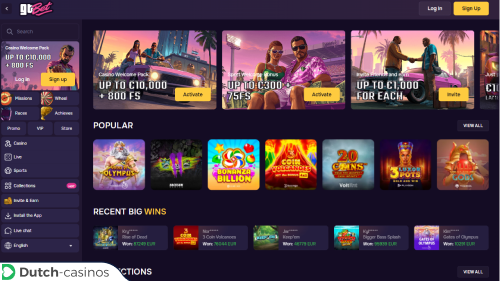 GTBet Casino breve revisão