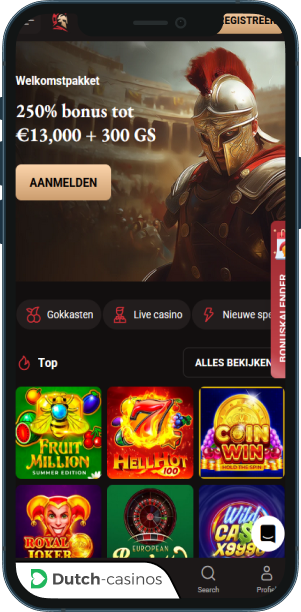 LegionBetCasino mobiele app