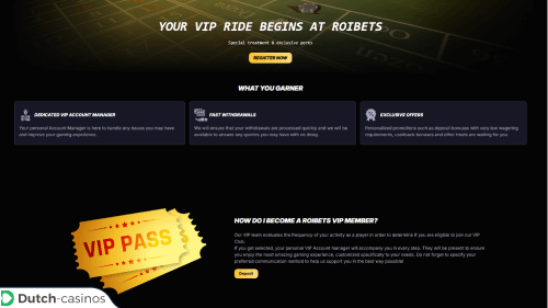 RoiBets VIP-programma