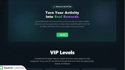Betportal VIP-programma