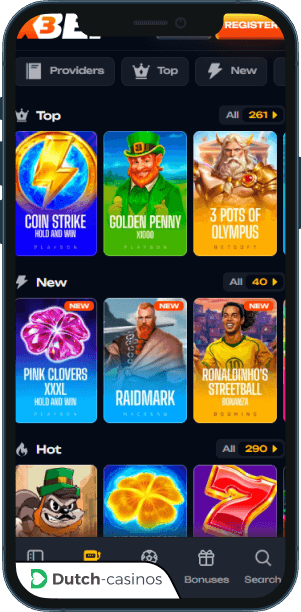 X3bet mobiele app