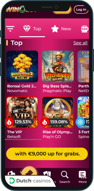 WinOlot mobiele app
